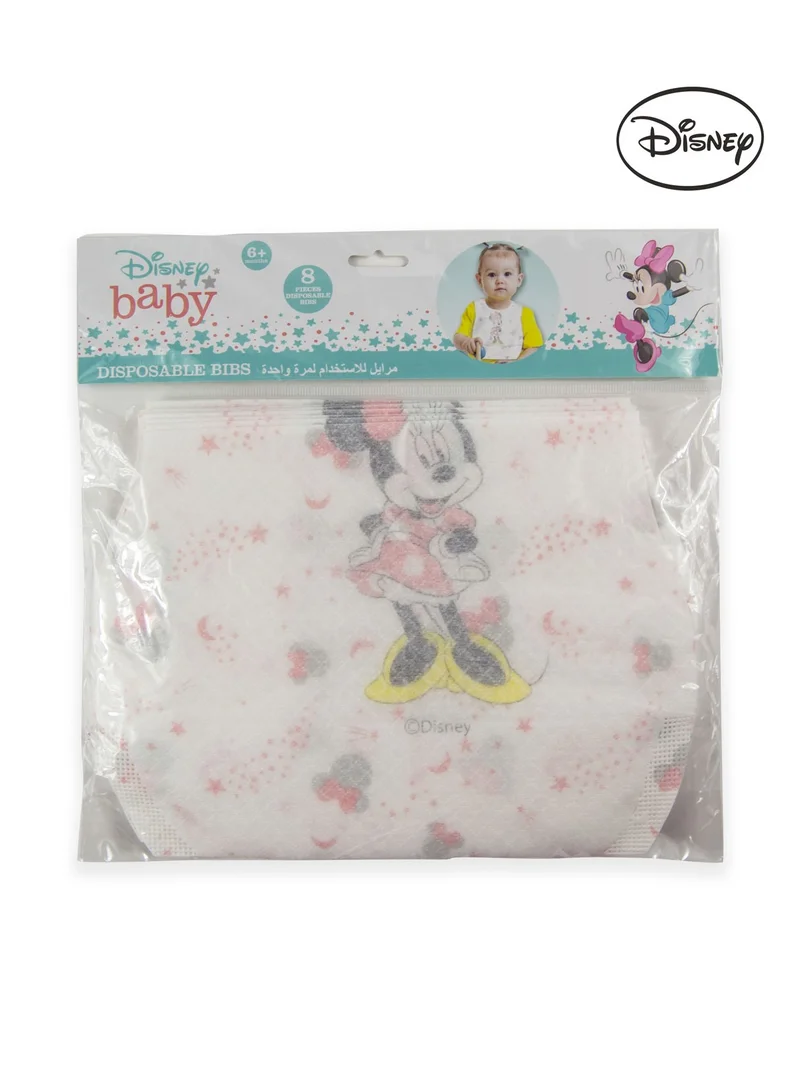 Disney 8 8-Piece Minnie Mouse Print Bibs for Women | Best Price UAE