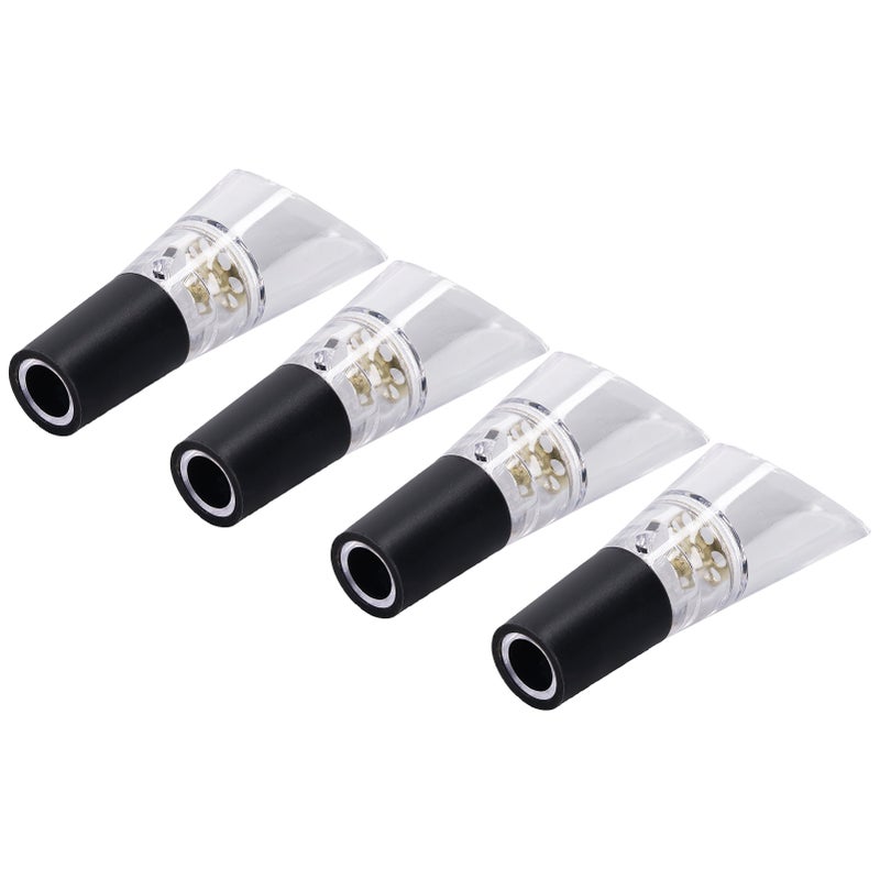 4PCS Wine Aerator Pourer PC Eco Friendly Decanter Spout Bar Accessories for Household PartyGold - Image 5
