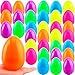 Restroma 36 Pack 5 Inch Fillable Easter Eggs Large Plastic Easter Egg Colorful Easter Eggs Empty Surprise Egg Toys for Easter Basket Stuffers Fillers Party Decor 6 Colors - Image 2