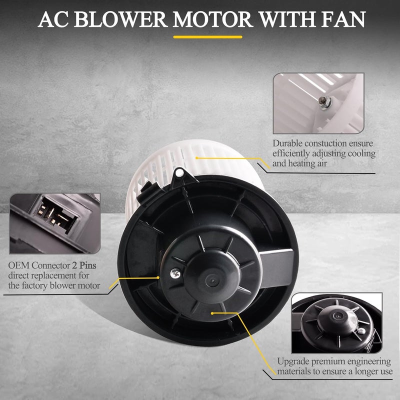 Predep AC Blower Motor with Fan for Nissan Rogue and Rogue Sport (2017-2019) - Image 5