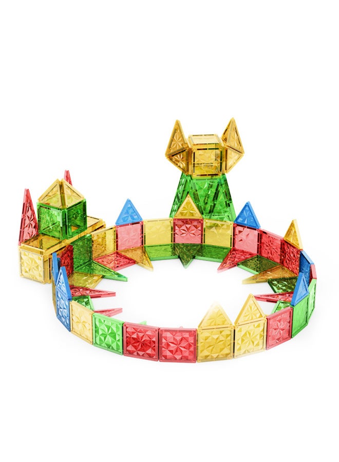 Color Window Magnetic Piece Building Blocks Kidsren's Educational Toys Assembled Pipes Boys And Girls Multi-Functional Intellectual Puzzle Magnets-Specifications:Zz027 (12 Sets/box, Starting From Box)  - Image 2