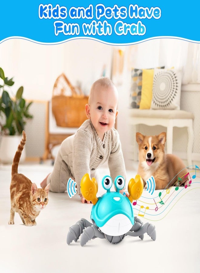 GIGILLI Crawling Crab Baby Toys 3.0, Upgraded Tummy Time Baby Toys 6-12 12-18 Month, Infant Learning Crawl Walking Dancing Crab with Music&Speed Control for 1 2 3 4 5 6+ Girls Year Newborn Birthday Gifts - Image 4