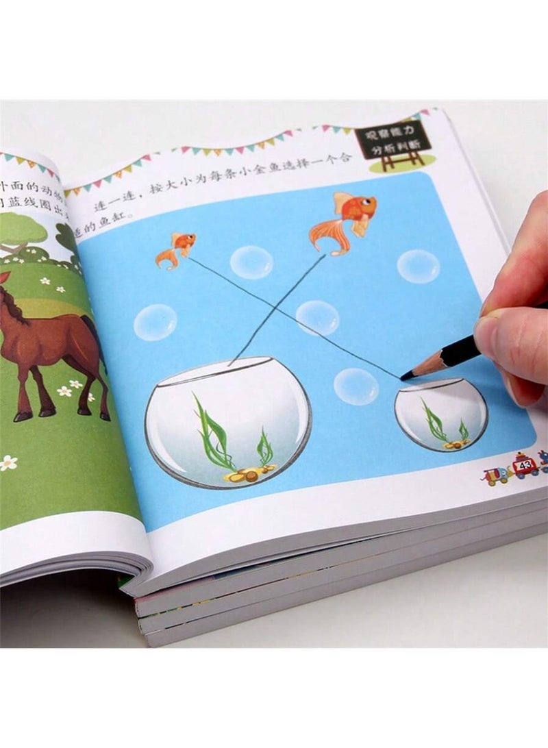 Whole Brain Development Activity Book – IQ Training & Logical Thinking Workbook for Kids Ages 2-6 | Early Learning Cognitive Puzzles, Critical Thinking Games, Step-by-Step Brain Training for Left & Right Brain Development, Fun Educational Activities - Image 2