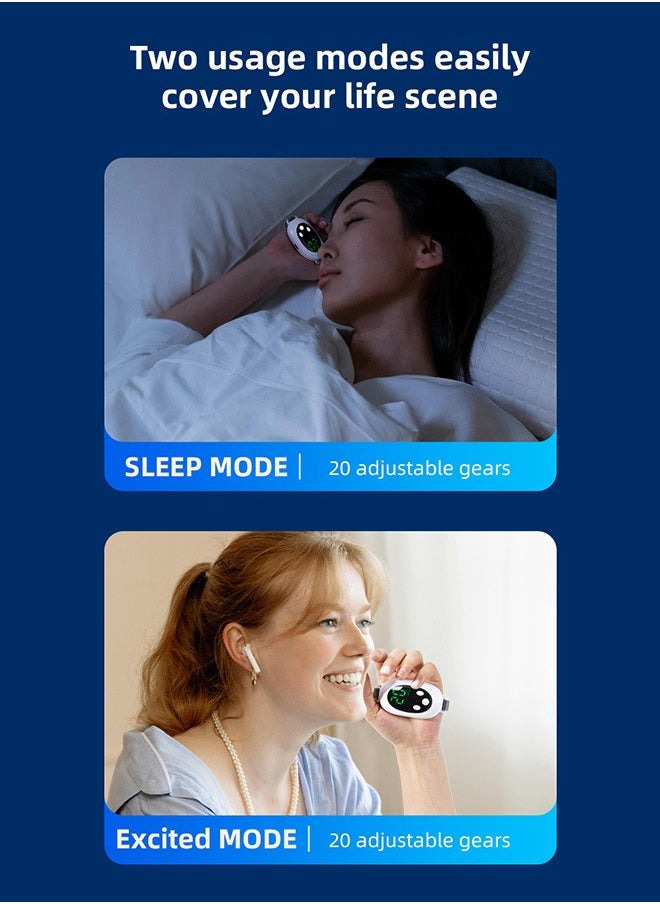 Beyond Relieve Insomnia Instrument, Hand Held Nighttime Sleep Aid Device, Night Anxiety Therapy Relaxatio Pressure (White)  - Image 4
