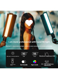 General RGB Stick Light Handheld Photography Light Stick Led Portable Photography Lighting Studio Anchor Outdoor Photography-Specification:Enjoy★Lm16500rgb Full-color Handheld Light + Visor + Remote Control  - Image 4