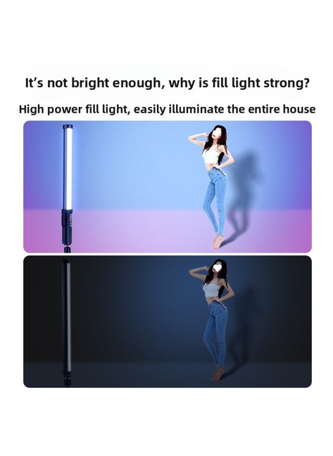 General RGB Stick Light Handheld Photography Light Stick Led Portable Photography Lighting Studio Anchor Outdoor Photography-Specification:Enjoy★Lm16500rgb Full-color Handheld Light + Visor + Remote Control  - Image 5