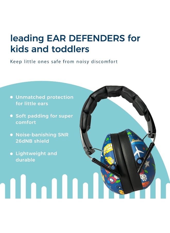 Banz Banz Kids Ear Defenders - Noise Cancelling Headphones for Children Ages 2 Years & Up - Sound Blocking Protection Earmuffs - Image 3