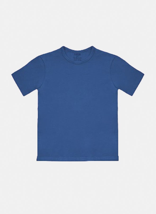 Kids Unisex Half Sleeve Lycra Crew neck