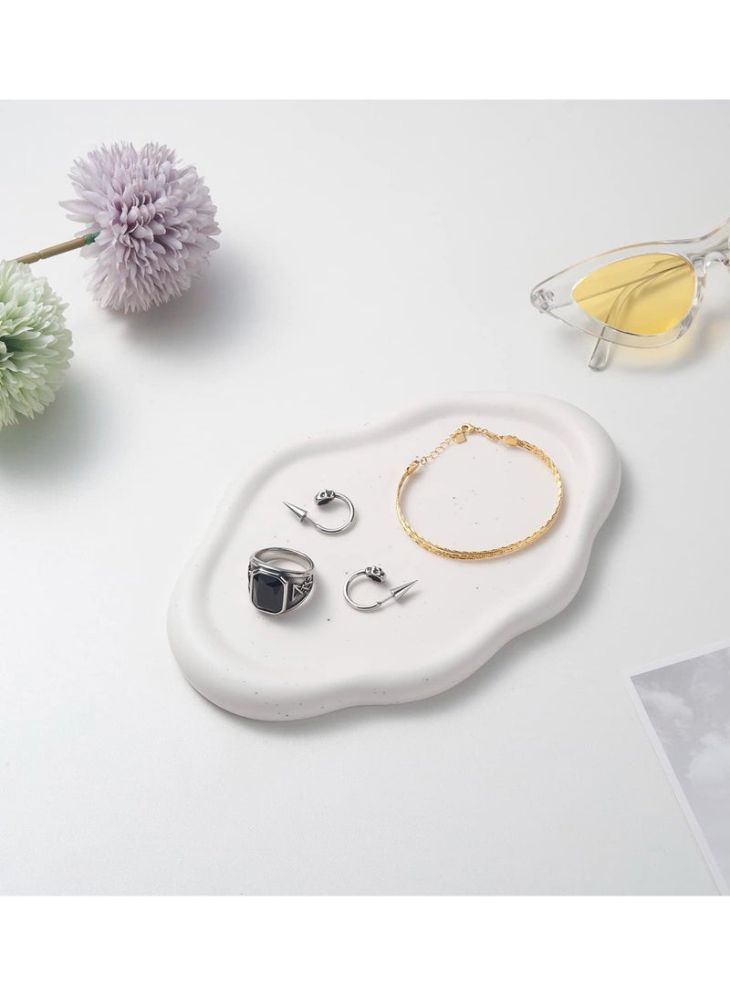 Captaintech Jewelry Dish Tray, Ring Dish, Ceramic Trinket Tray, Small Key Tray, Mother's Day, Thanksgiving, the Perfect Gift for Your Loved Ones - Image 3