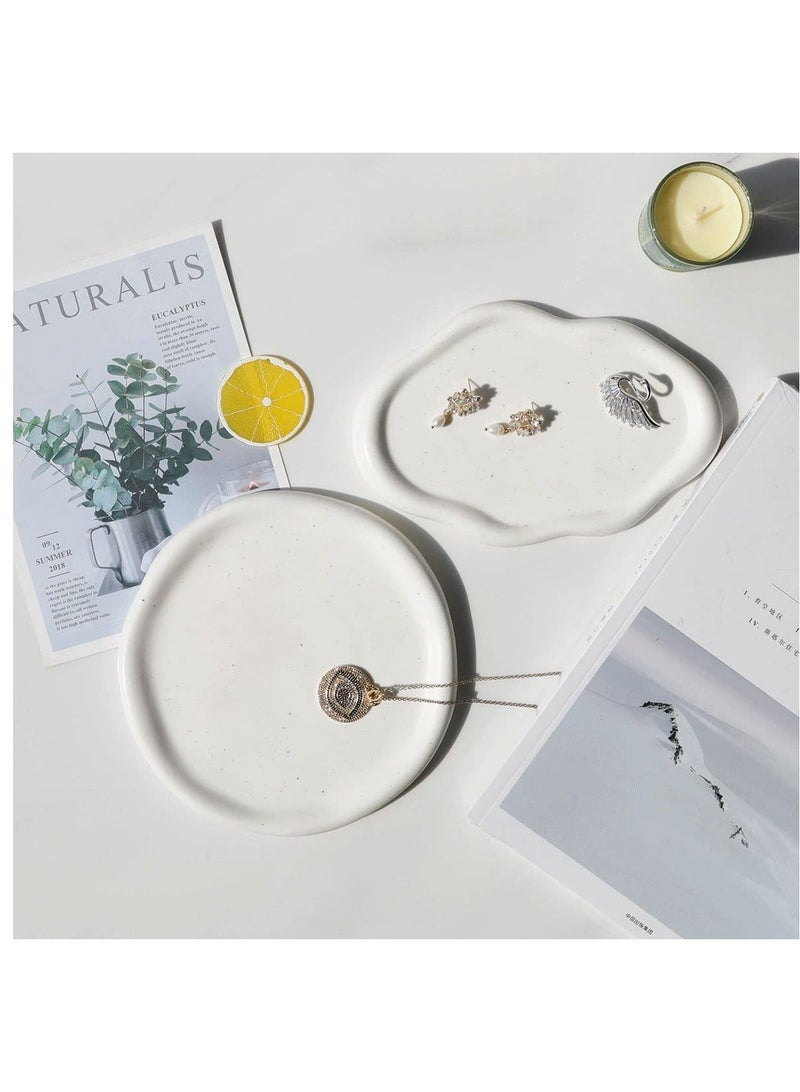 Captaintech Jewelry Dish Tray, Ring Dish, Ceramic Trinket Tray, Small Key Tray, Mother's Day, Thanksgiving, the Perfect Gift for Your Loved Ones - Image 5