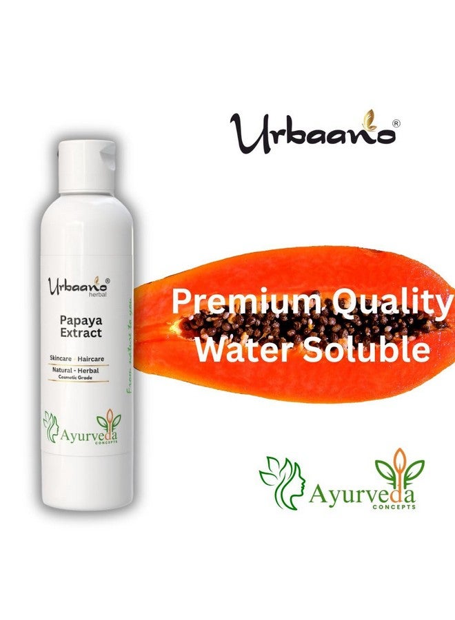 Urbaano Herbal Pure Papaya Liquid Extract Natural Ingredient for Skincare, Hair & Body Care Products for Skin Brightening, Glowing, Fade Dark spots (100ml) - Image 4