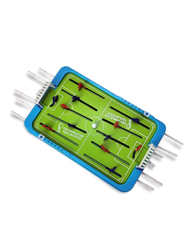 فيفا لعبة كرة قدم لوحية مصغرة، طاولة كرة قدم فيفا لغرفة الالعاب الداخلية | لعبة كرة ودبابيس لسطح المكتب | لعبة طاولة رياضية للبالغين والاطفال والعائلة - Image 2