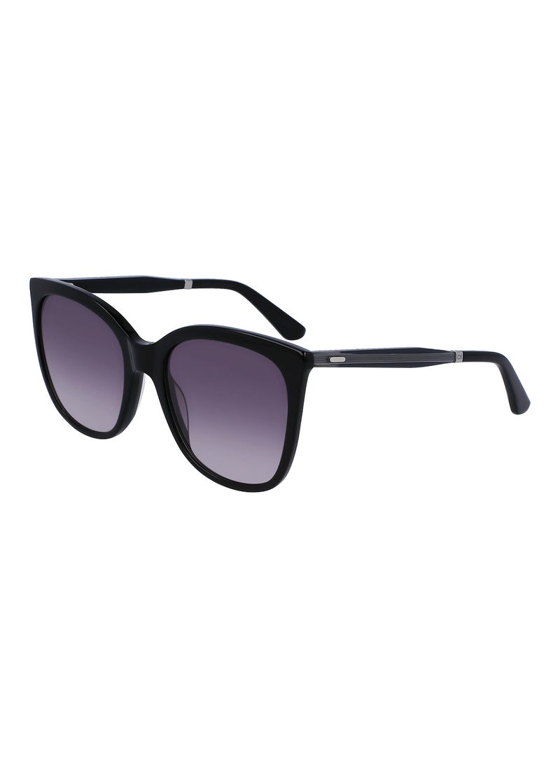 CALVIN KLEIN Women's Rectangular Sunglasses - CK23500S-001-5519 - Lens Size: 55 Mm  - Image 3
