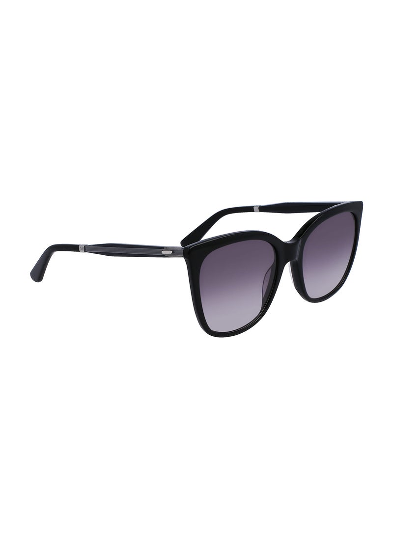 CALVIN KLEIN Women's Rectangular Sunglasses - CK23500S-001-5519 - Lens Size: 55 Mm  - Image 4