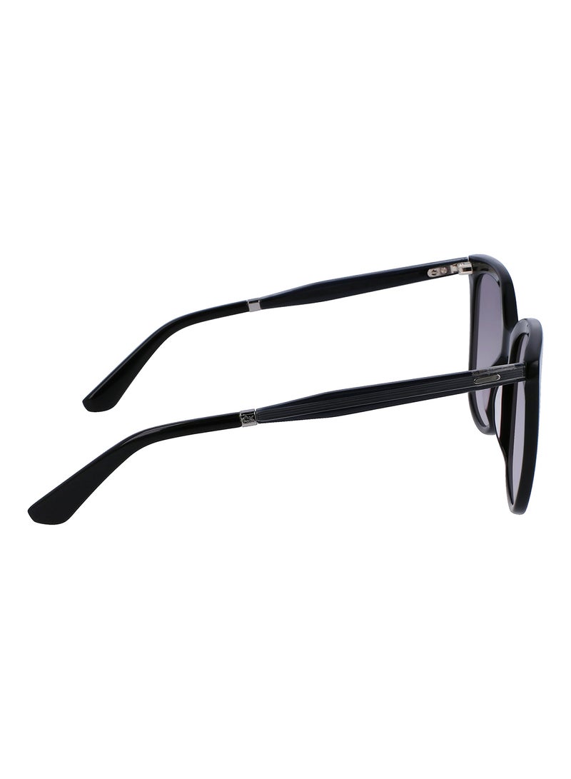 Women's Rectangular Sunglasses - CK23500S-001-5519 - Lens Size: 55 Mm