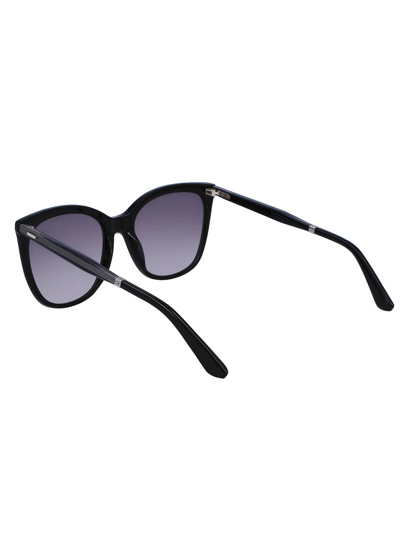 CALVIN KLEIN Women's Rectangular Sunglasses - CK23500S-001-5519 - Lens Size: 55 Mm  - Image 2