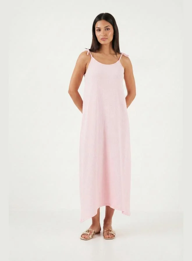 ليلا Lela Regular Fit Strappy Long Dress Women's Dress 5865732