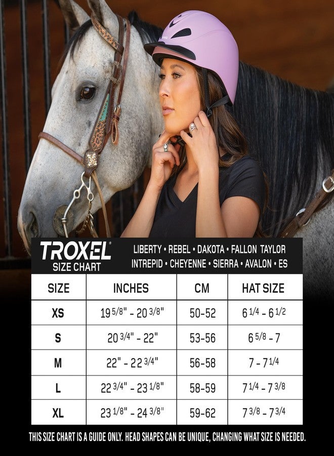 Troxel Performance Headgear 04-275 Rebel Turquoise Rose Helmet - Image 5