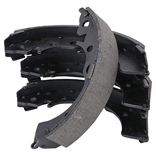 TRQ Rear Brake Shoes Set & 2 Drums Kit Left & Right Compatible with Honda Civic CRX Del Sol - Image 4