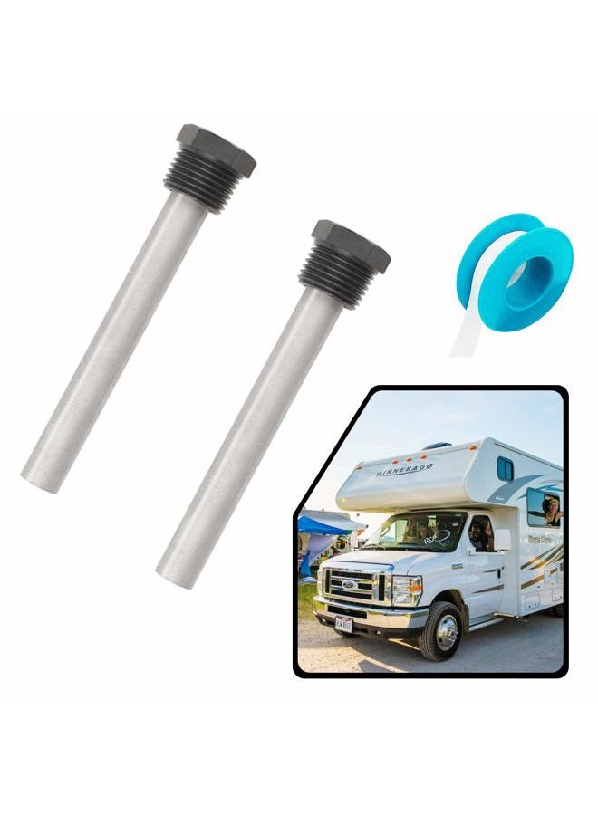 DELE RV Water Heater Magnesium Anode Rod for Atwood Heaters, 2 Pack 1/2" NPT RV Hot Water Tank Anode Rod for RV, Camper and Trailer Water Heaters - Image 1
