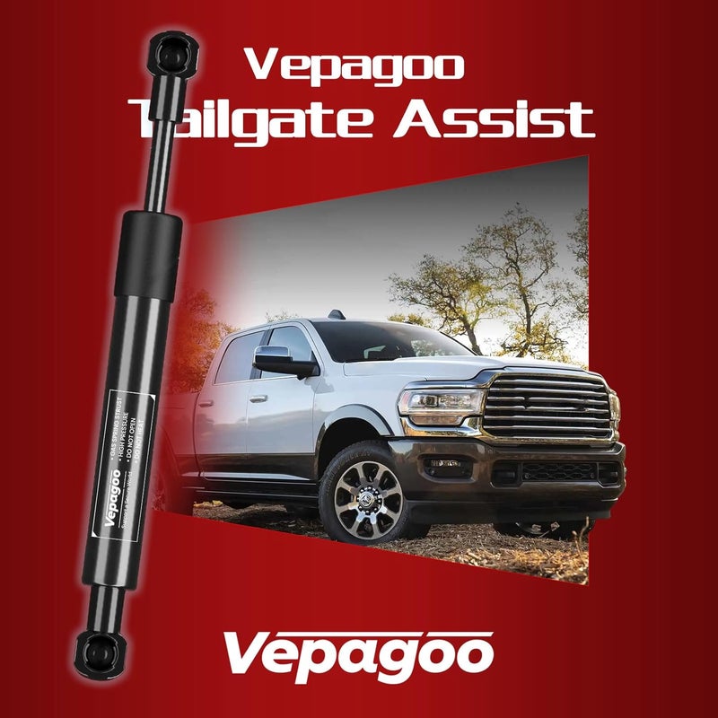 Vepagoo Tailgate Assist Shock Struts Damper for Dodge Ram 1500/2500/3500 (2009-2022) - Image 5