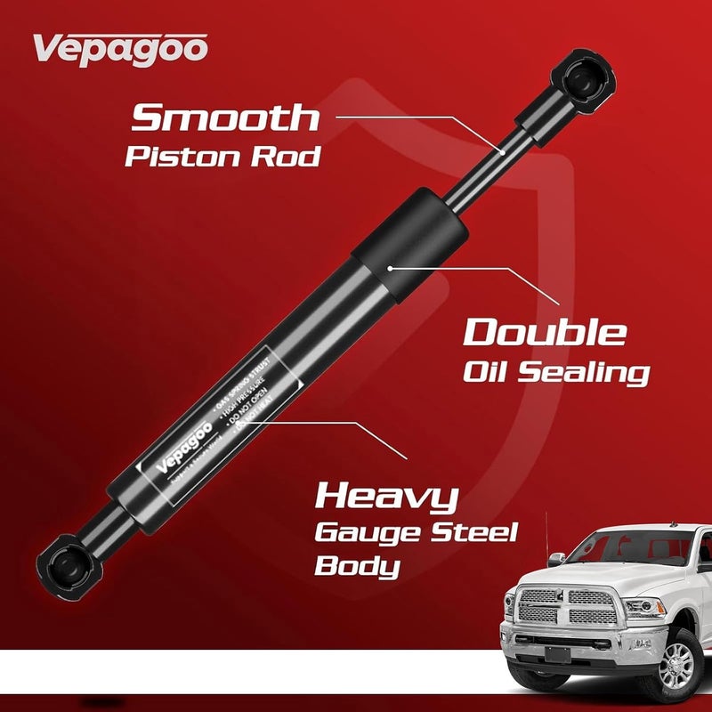 Vepagoo Tailgate Assist Shock Struts Damper for Dodge Ram 1500/2500/3500 (2009-2022) - Image 3