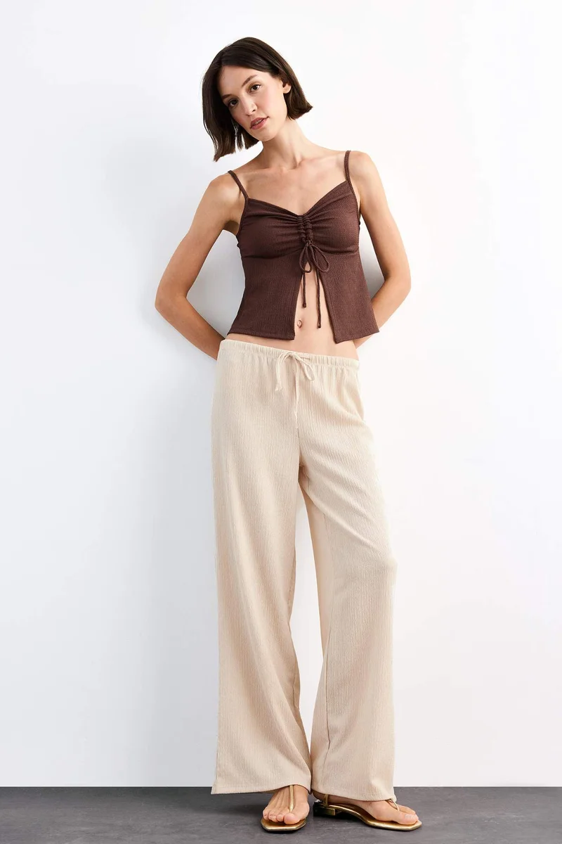 ديفاكتو Relax Fit Regular Hem Trousers