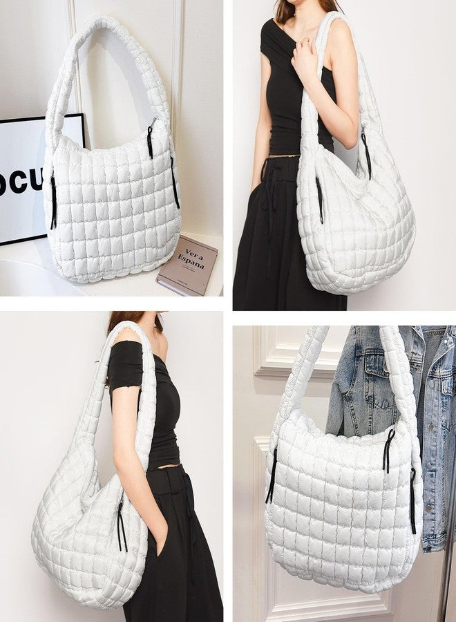 Bagtopia حقيبة حمل كبيرة منفوخة من Bagtopia، بيضاء - Image 4