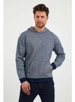 Odelon Men's Hooded Kangaroo Pocket Daily Sweatshirt Blue - pzsku/Z3D7457B84907040741EFZ/45/_/1725789713/a09eb404-f6db-4ff2-b148-dfeac79ffce3