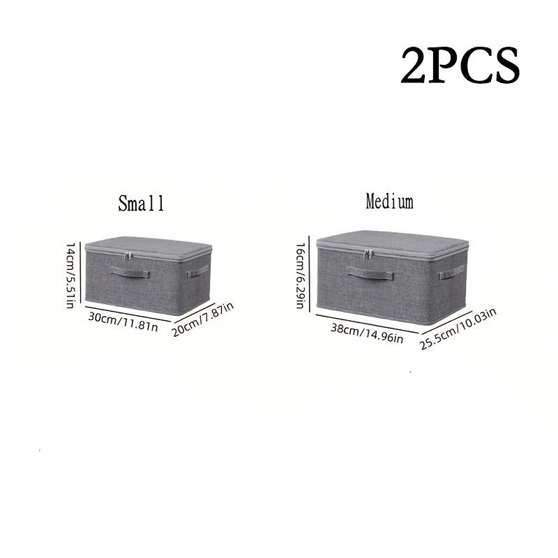 4/2/1pc Set Extra Large Stackable Storage Boxes - Multifunctional Design Suitable for Office, Home, Bedroom And More, Space-Saving Organizer for Wardrobe, Bedroom, Kitchen, Wardrobe Storage System, Suitable for Books, Clothes, Bedding - Image 1