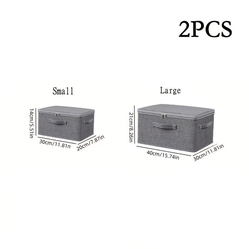 4/2/1pc Set Extra Large Stackable Storage Boxes - Multifunctional Design Suitable for Office, Home, Bedroom And More, Space-Saving Organizer for Wardrobe, Bedroom, Kitchen, Wardrobe Storage System, Suitable for Books, Clothes, Bedding - Image 5