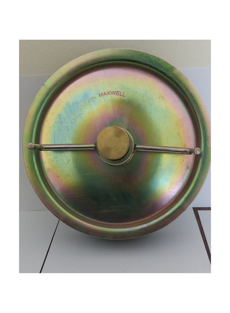 MAXWELL Drain Test Plug 8 Inch (200 Mm) With Brass Cap And Larger Steel Wing Nut - Image 1