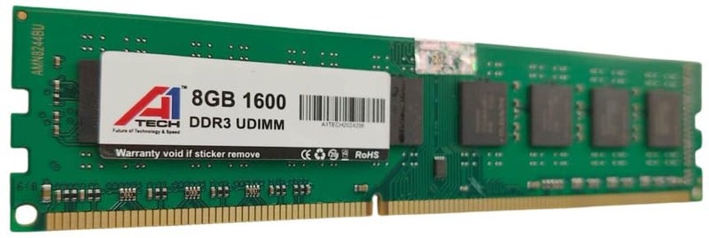 A1TECH 8GB DDR3 Desktop RAM 1600MHz Long-DIMM Memory - High-Speed Performance, Low Voltage Requirement (5 Year Warranty) - Image 2