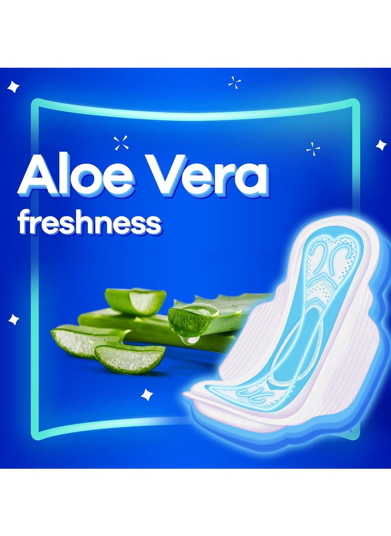 Always - Maxi Thick Sanitary Pads – Long & Cool Dry Feel – Extra Absorbent and Comfortable – 8 Pads – For Heavy Flow and All-Day Freshness - Image 1