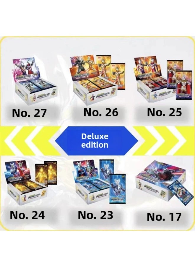 null - Card Game Ultraman Card Deluxe Edition 25 Bullet 26 Bullet 27 Bullet 31 Bullet Card Genuine Original SP Star Card Book-Color:[2 Yuan Pack] Deluxe Edition No. 30 Bullet The Whole Box Of 30 Packs - Image 1