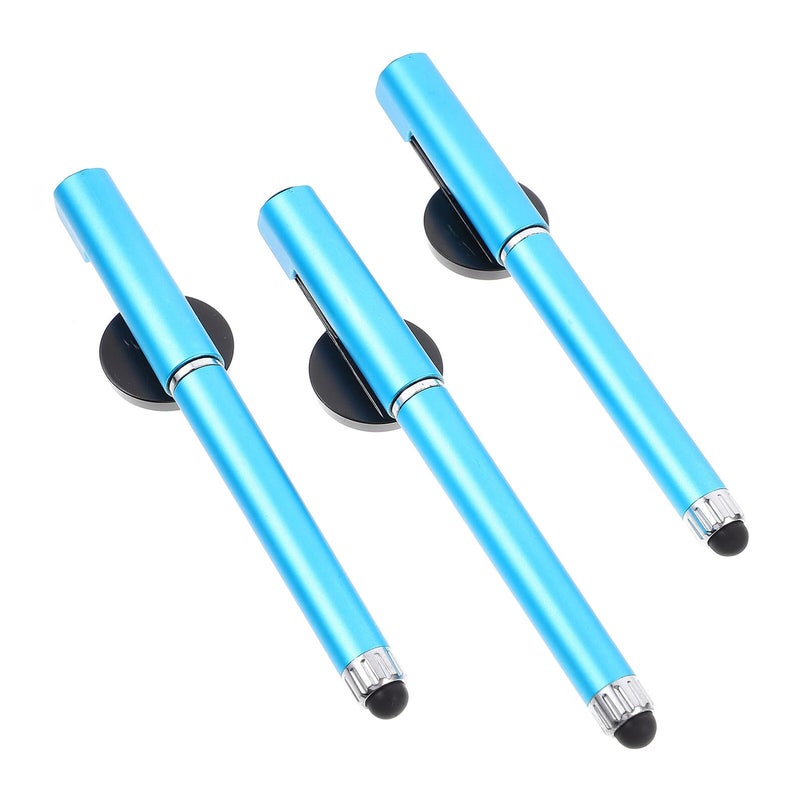 Blue Sublimation Ballpoint Pens 3 Pack Heat Transfer Printing for Office School Business Use - Image 2