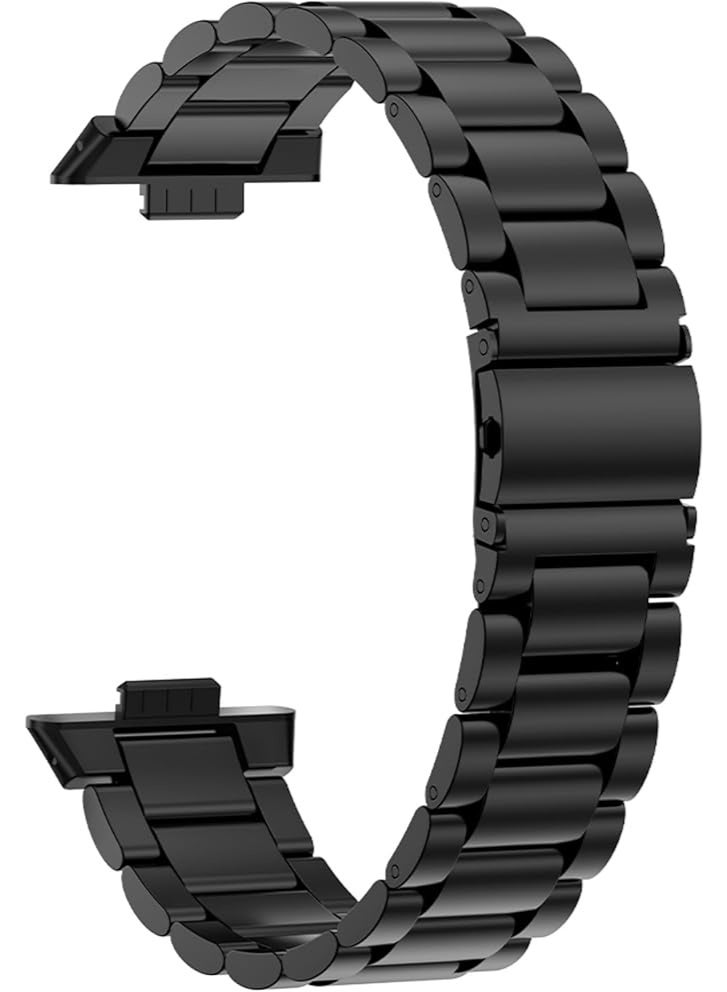 Strap Compatible with Huawei Watch Fit 3\4\4pro Strap, Adjustable Stainless Steel Metal Watch Band Classic Business Style Strapfor Huawei Watch Fit 3\4\4pro Replacement Band Women Men - Image 2