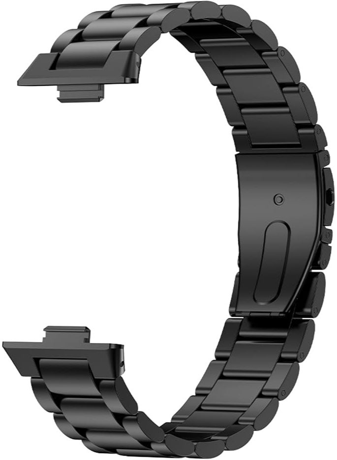 Strap Compatible with Huawei Watch Fit 3\4\4pro Strap, Adjustable Stainless Steel Metal Watch Band Classic Business Style Strapfor Huawei Watch Fit 3\4\4pro Replacement Band Women Men - Image 3