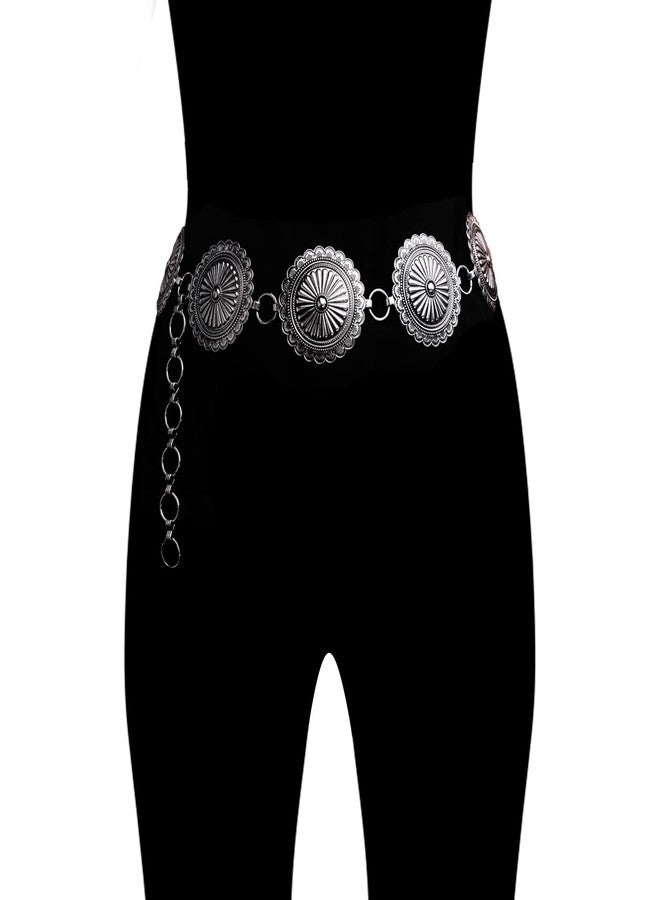 Wonderent Western Floral Concho Fashion Waist Belt No. 32 - Image 3