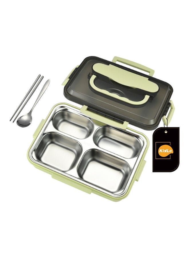 Y&D 304 Stainless Steel Chidren Lunch Box With Tableware And Thermal Insulation Bag - Image 1