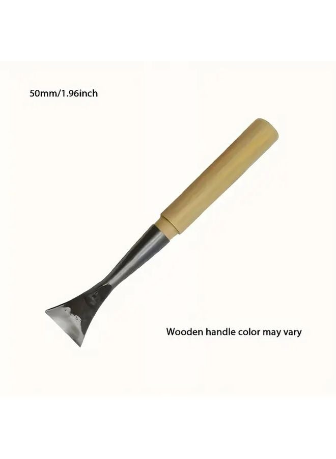 مجموعة إزميل نحت خشب 50 مم إزميل دائري منحني لنقوش الزهور أدوات النجارة - Image 1