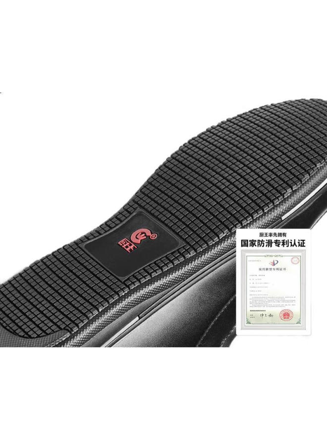 Kitchen King King Chef Chef'S Special Shoes Casual Leather Shoes Anti-Slip Oil-Resistant Water-Resistant Work Shoes Men Comfortable Breathable Wear-Resistant 5805 Size 37 - Image 3