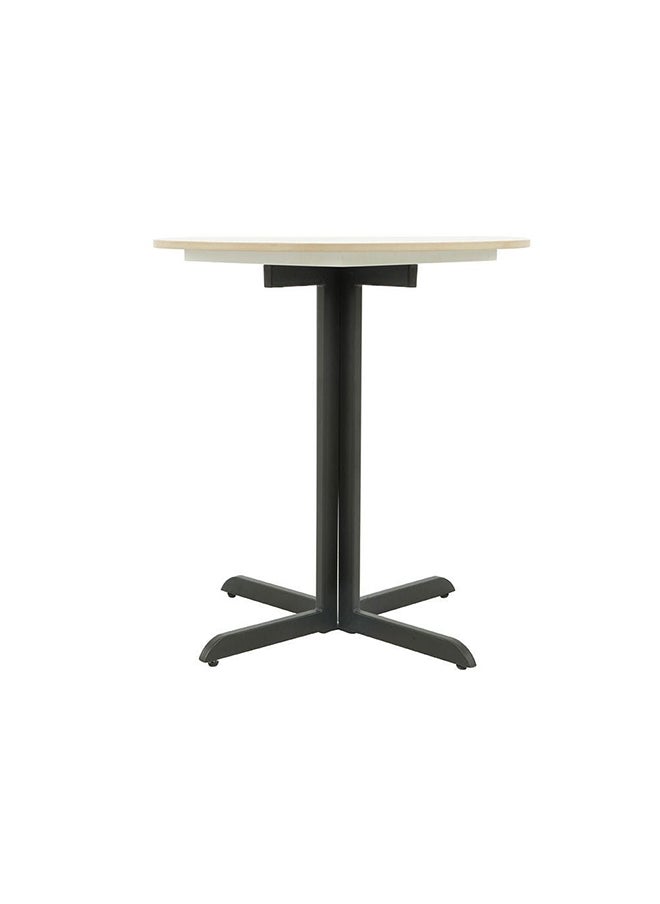 DANUBE HOME Soho Ceramic End Table Multifunctional Living Room Table Space Saving Side Table Modern Design Furniture For Home Bedroom L50xW50xH55cm White/Black  - Image 3