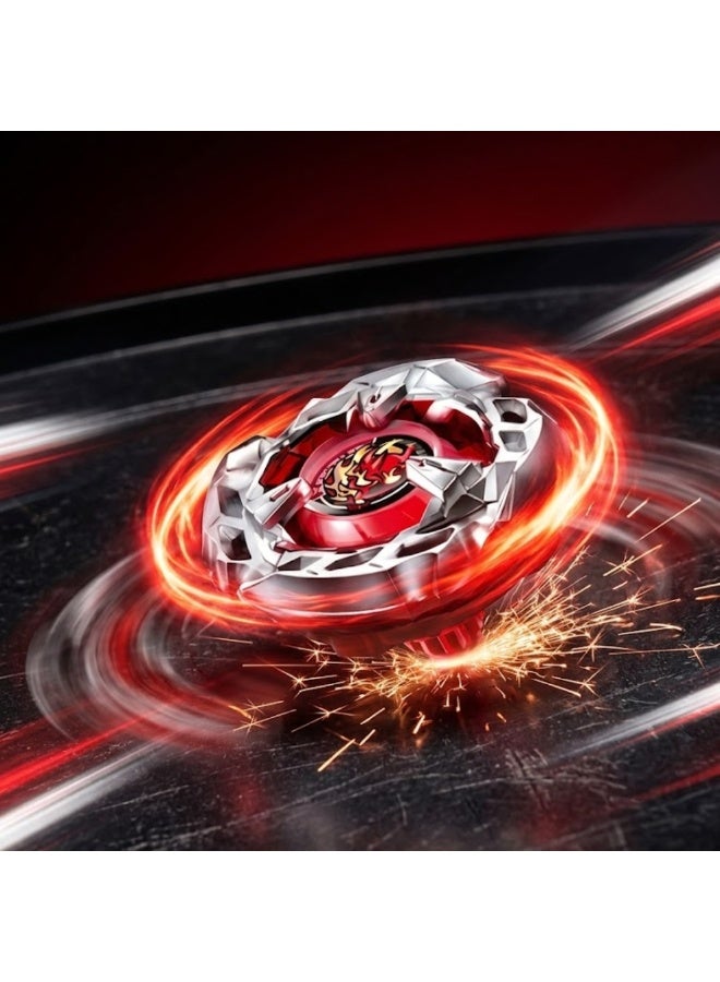 BattleAtoyX Gyroscope Battle Top Toy Set for Kids with Launcher & Ripcord – BX-02 Metal Fusion Spinning Top Combat Game, Burst Battle Arena Fighting Toy for Boys Girls, High Speed Battling Gyro Toys Gift for Children Ages 6+ - Image 2