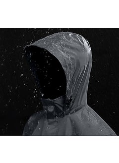 Ghassy Co. Men's Pro Lightweight Hood with Hidden Inner Lining in Collar Easy Pack Windbreaker Raincoat  - Image 3