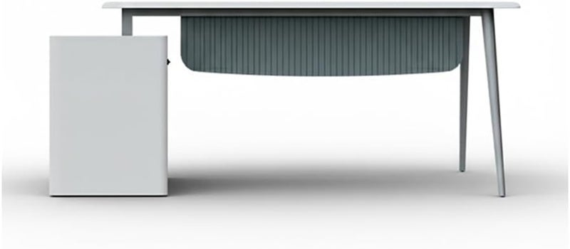 Neo Front L-Shape Executive Desk with USB Support - Image 3