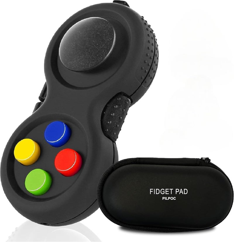 PILPOC Fidget Pad, Fidget Controller Toy for Highly Increased Focus, Reduced Stress & Anxiety, Enhances Productivity & Calms Nerves for ADHD, Remote Control Sensory Play for Kids - Image 1