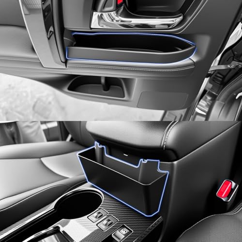 Titibett Door Handle Center Console Organizer Tray Fits for 20102024 Toyota 4Runner Exclude Limited Door Pocket Armrest Hanging Box Storage Compatible with 4Runner Interior Accessories 5PCS - Image 1