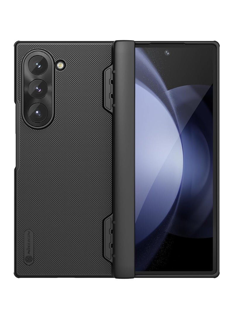 Nillkin Super Frosted Shield Fold Series Cover Case Designed For Samsung Galaxy Z Fold 6 5G - Black - Image 1