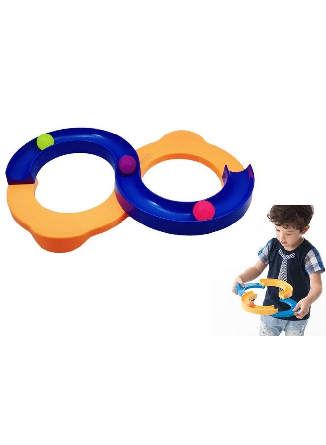 FunBlast Loop Balancing Track Toy Bouncing Ball For Kids Balancing Game Toys For 5+Years Kids 8 Shape Infinite Loop Game Indoor Games Multi Color  - Image 1
